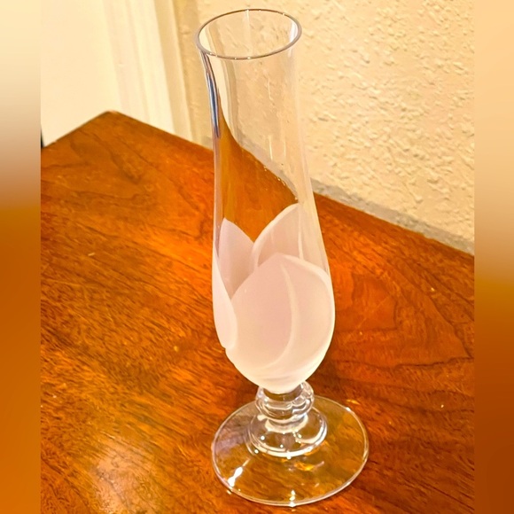 Florence by CRISTAL D'ARQUES-DURAND 8.5” Discontinued glass vase. Made in France - Picture 4 of 4